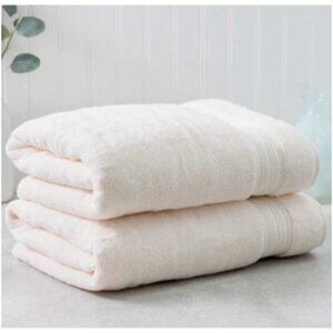 Charisma 100% Hygro Cotton 2-Piece Bath Towel Set Ivory
